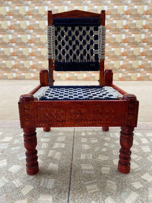 Wood Hand Carving Chair With Support