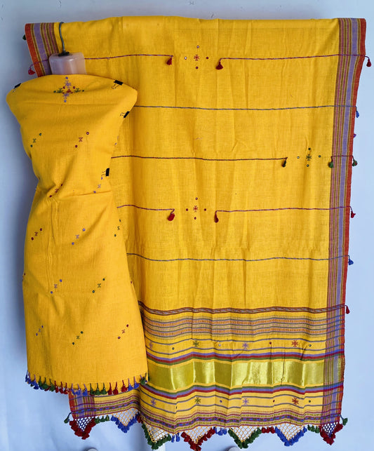 Bhujodi Kala Cotton Suit Material