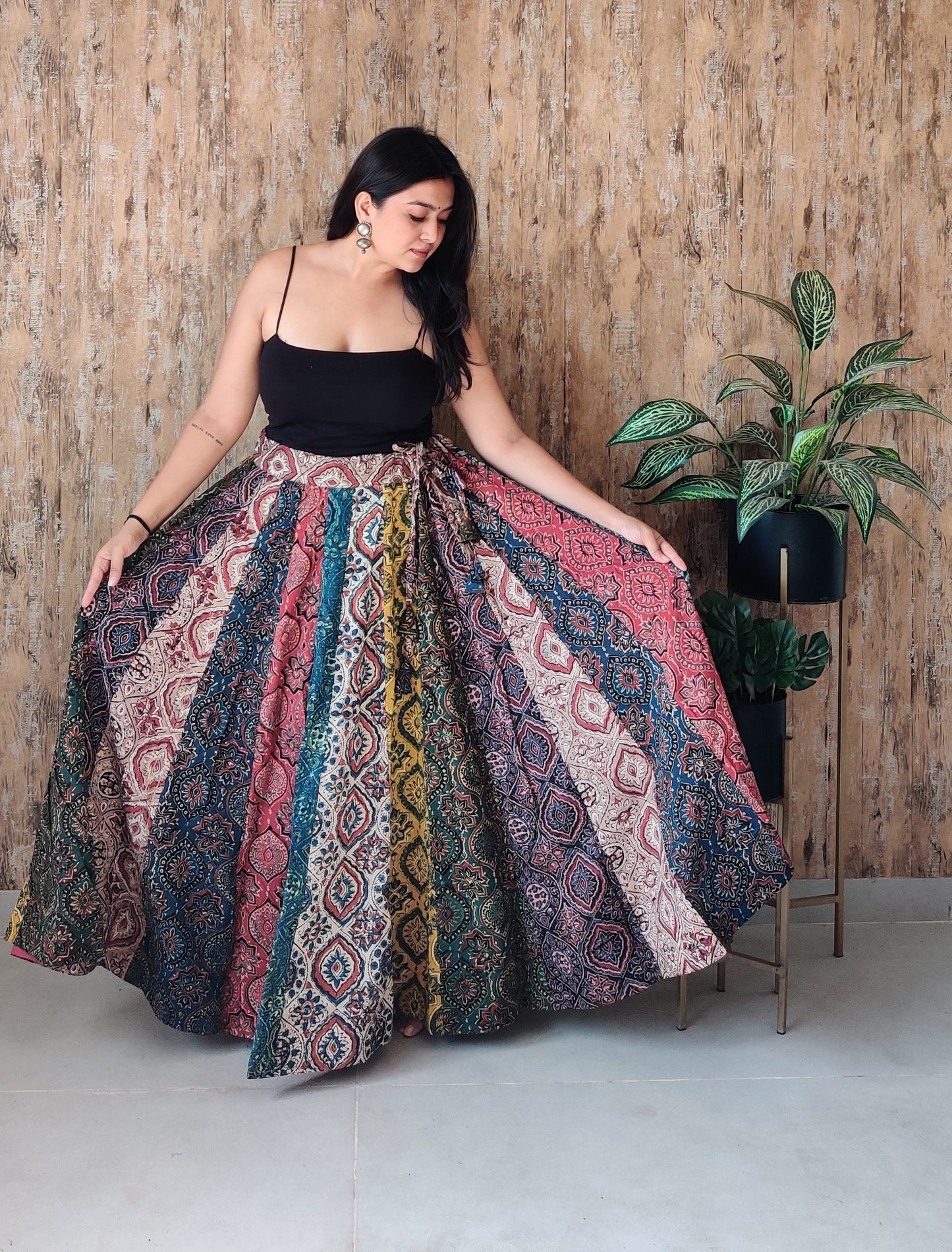 Multi Cotton Skirt