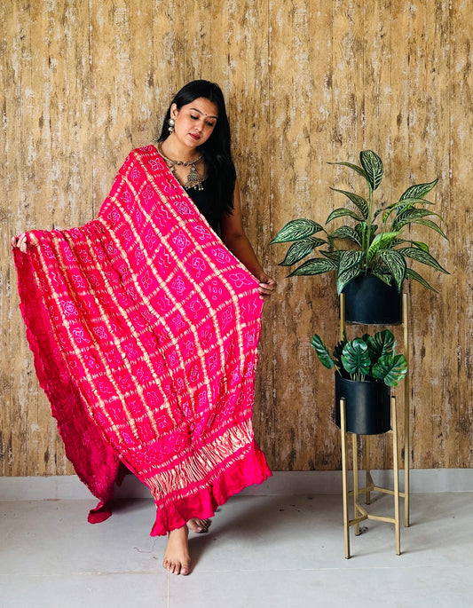 Bandhani Garchola Dupatta