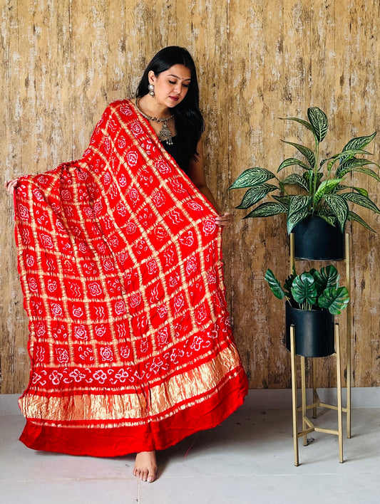 Bandhani Garchola Dupatta