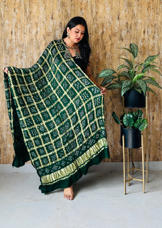 Bandhani Garchola Dupatta