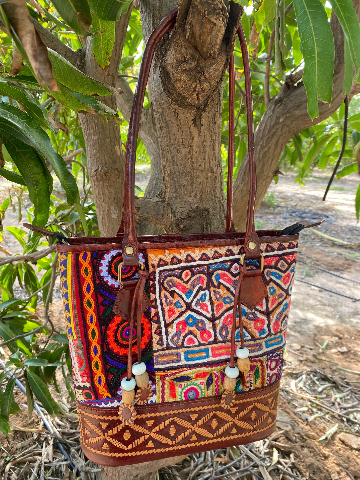 KutchhiAntique - The Brown Tote