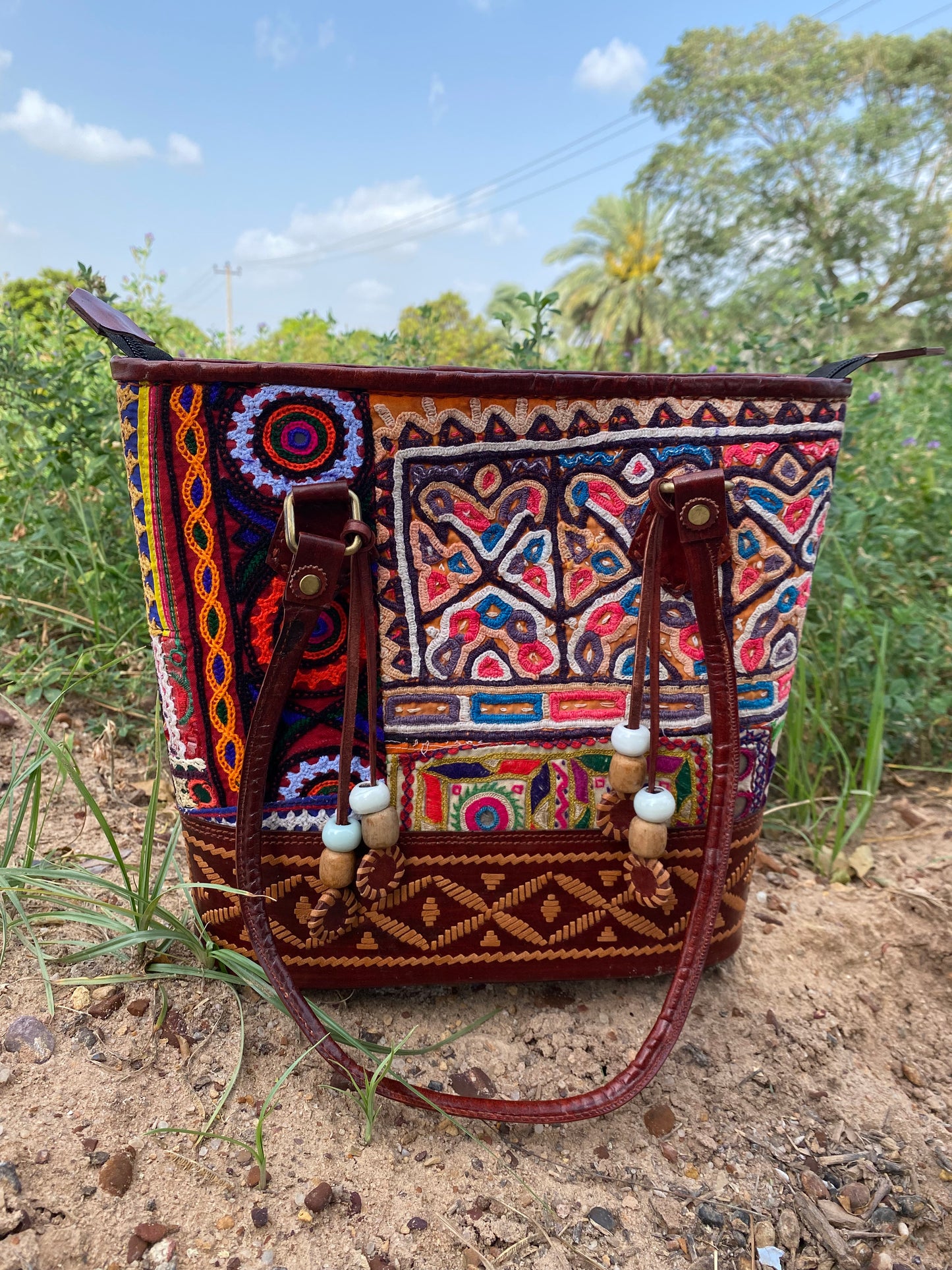 KutchhiAntique - The Brown Tote