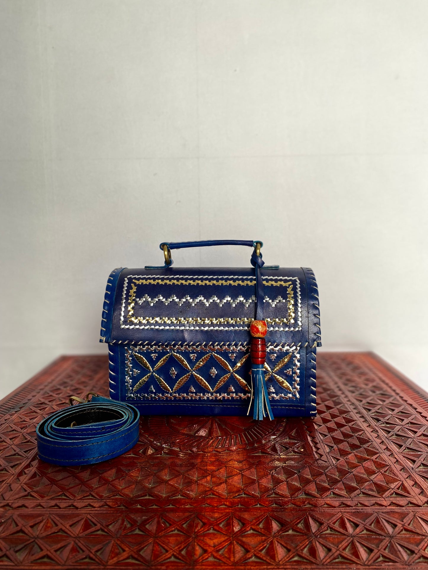 Jari Work Blue Hut Bag