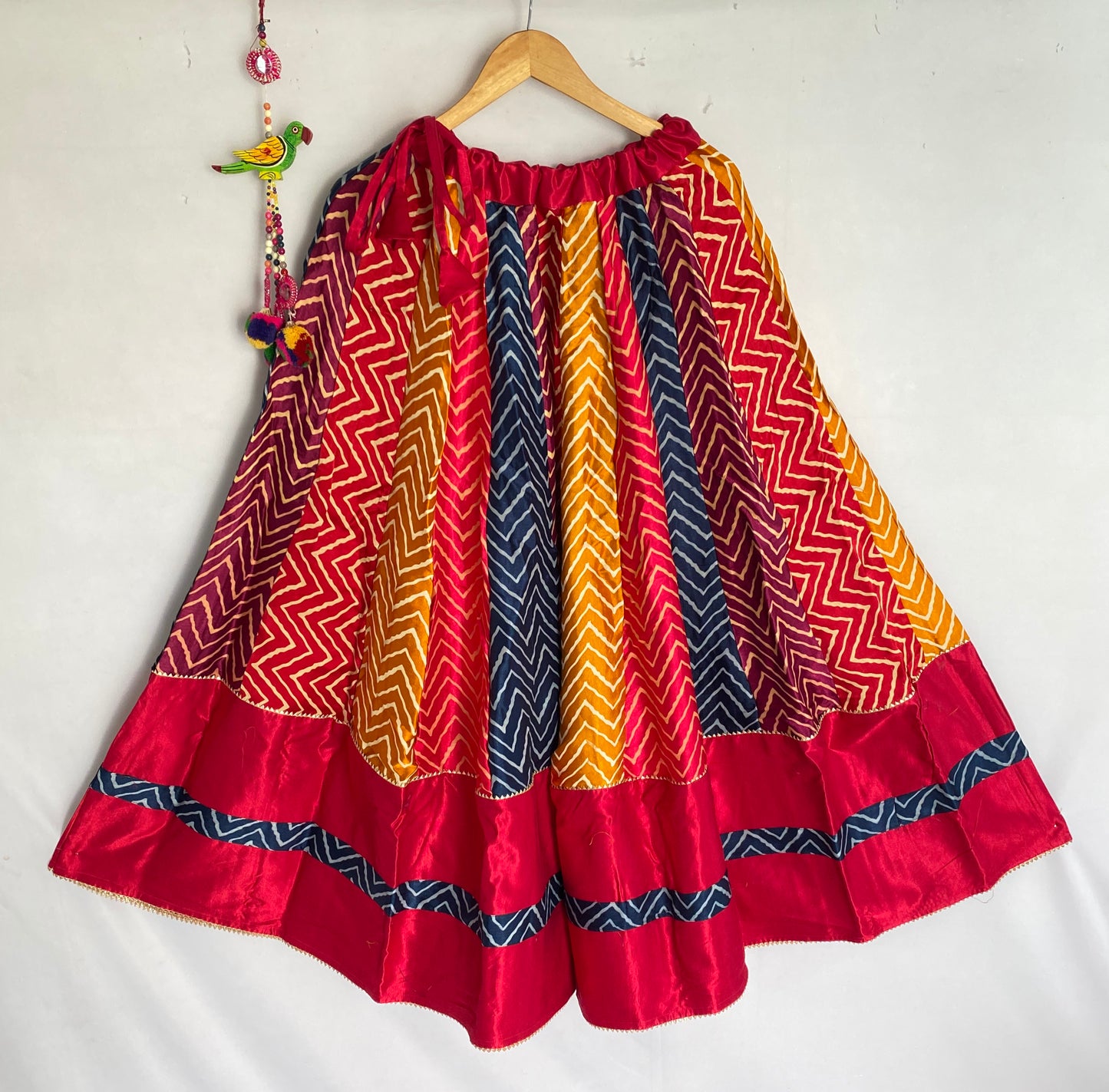 Mashroo Silk Multy Kali Lehenga